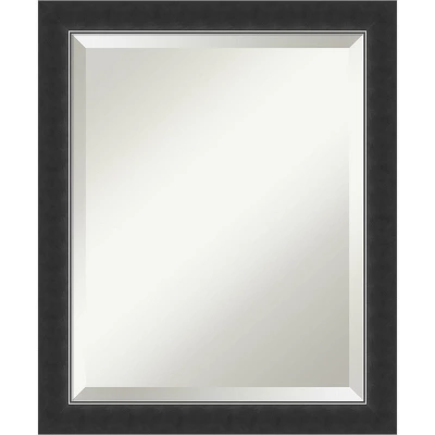 Amanti Art Corvino Black Narrow Beveled Wood Bathroom Wall Mirror 9 Amanti Art Corvino Black Narrow Beveled Wood Bathroom Wall Mirror - Image 7