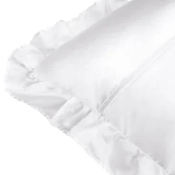 PiccoCasa Satin Retro Silky With Ruffle Luxury Envelope Closure Pillowcases 2 Pcs -Baxton Studio Store GUEST 7c9799c7 1168 471a 8227 b20448ff5806