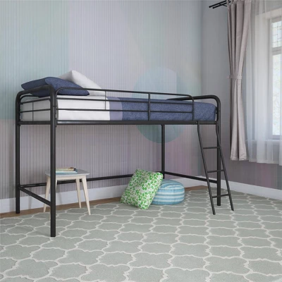 Adeline Junior Metal Loft Bed Black - Room & Joy 7 Adeline Junior Metal Loft Bed Black - Room & Joy - Image 5
