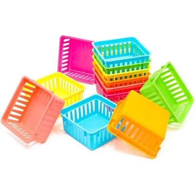 Bright Creations 12 Pack 6 Colors Plastic Pen & Pencil Storage Baskets Trays For Classroom Organizer Drawers Shelves Closet And Desk 6 Bright Creations 12 Pack 6 Colors Plastic Pen & Pencil Storage Baskets Trays For Classroom Organizer Drawers Shelves Closet And Desk - Image 4