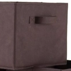 Set Of 6 Capri Foldable Fabric Baskets Chocolate - Winsome -Baxton Studio Store GUEST 7d96415e 26e0 49e3 a6c0 c74fb5531928