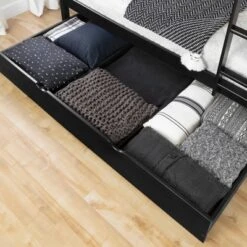 Fakto Bunk Beds With Trundle Matte Black - South Shore -Baxton Studio Store GUEST 7deb1ab8 62dd 4c9e 8d56 a96bad1fb454