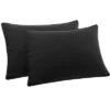 PiccoCasa Brushed Pillowcases With Roll Rim Zipper Closure 2Pcs -Baxton Studio Store GUEST 7e8db45a 6e97 4929 acc2 15883bb95f10