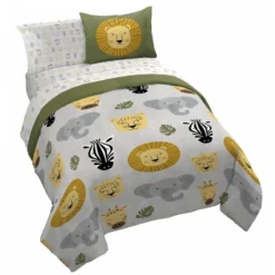 Saturday Park Safari Friends 100% Organic Cotton Bed Set -Baxton Studio Store GUEST 7f1003d2 01c9 4038 934f 218616dd838f