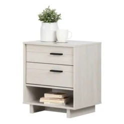 Fynn Nightstand With Cord Catcher - South Shore -Baxton Studio Store GUEST 824761c5 6f58 4218 a569 6095a748808c