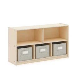 Guidecraft EdQ 2-Shelf 5-Compartment Storage - 24" -Baxton Studio Store GUEST 8292c64f ab7b 43dd b9e9 fbeeb88c80b6