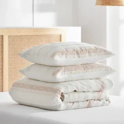 Pickford Blue 3pc Comforter Set- Levtex Home -Baxton Studio Store GUEST 839a61f8 57f8 4e43 9508 86493271d509