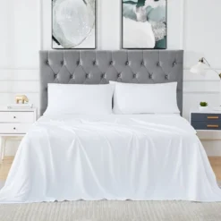 Trinity 300 Thread Count Rayon From Bamboo Sheet Set, Cooling Bed Sheets With 16" Deep Pocke -Baxton Studio Store GUEST 845b6e97 5fac 4320 b689 5917823c5e96