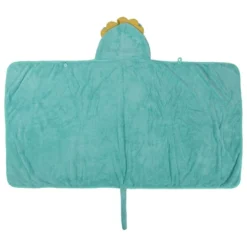 Unique Bargains Soft Absorbent Coral Fleece Hooded Towel For Bathroom Classic Design 53"x31" Light Green 1 Pc -Baxton Studio Store GUEST 84b50e28 6060 40a0 9658 0ecf4c33cde4