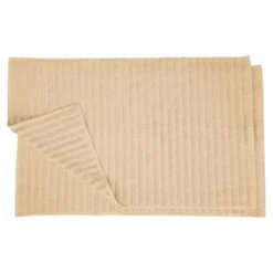 Classic Solid Eco-Friendly Modern Textured Premium Cotton Traditional 2-Piece Absorbent Bath Mat Set With Sturdy Cotton Backing By Blue Nile Mills -Baxton Studio Store GUEST 8503c058 8b23 4b26 a3e5 207db6aaef60