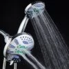 7" 48 Setting Elite High Pressure Ultra Luxury Three-Way Rainfall Shower Head Combo Chrome - AquaDance -Baxton Studio Store GUEST 85c32e23 a951 4612 931d 68150306db41