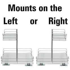 Household Essentials Double-Sided Pantry Organizer Nickel 15 Household Essentials Double-Sided Pantry Organizer Nickel -Baxton Studio Store GUEST 877f1783 e642 4125 9ec0 2eedc0b1931a