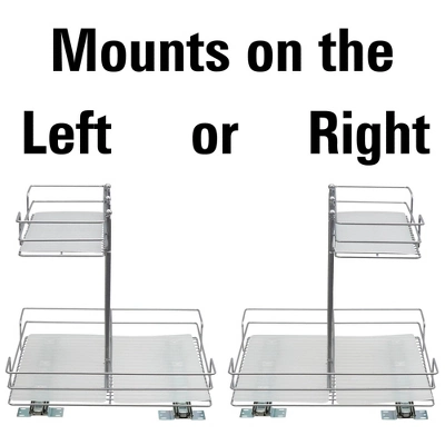 Household Essentials Double-Sided Pantry Organizer Nickel 9 Household Essentials Double-Sided Pantry Organizer Nickel - Image 7