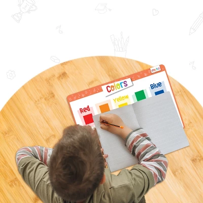 Merka Kids Toddler Silicone Placemat For Dining Table - Alphabet Letters, Numbers, Shapes And Colors Set Of 4 4 Merka Kids Toddler Silicone Placemat For Dining Table - Alphabet Letters, Numbers, Shapes And Colors Set Of 4 - Image 2