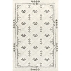 Nadette Geometric High/Low Wool Area Rug 18 Nadette Geometric High/Low Wool Area Rug -Baxton Studio Store GUEST 8a25a556 f2a2 4172 9fe5 5e0d29ca05ba