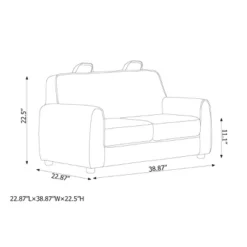 Upholstered Kids' Sofa Gray - Pillowfort™ 11 Upholstered Kids' Sofa Gray - Pillowfort™ -Baxton Studio Store GUEST 8bd0e36e 147c 4c1d bcfb 73703a97ebdd