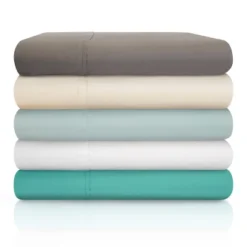 Cotton Blend Solid Deep Pocket Luxury Bed Sheet Set By Blue Nile Mills 9 Cotton Blend Solid Deep Pocket Luxury Bed Sheet Set By Blue Nile Mills -Baxton Studio Store GUEST 8be90522 f3f8 4ea6 adda ab8eb9f44572