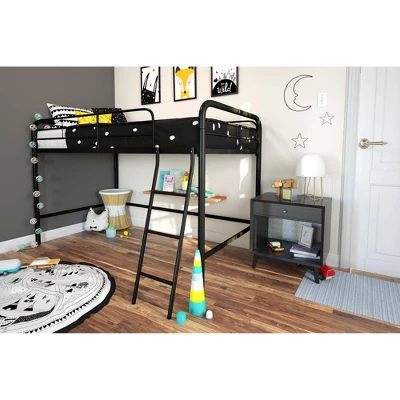 Adeline Junior Metal Loft Bed Black - Room & Joy 3 Adeline Junior Metal Loft Bed Black - Room & Joy