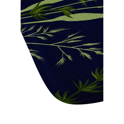 36"x24" Iveta Abolina Margaux III Memory Foam Bath Mat Navy/Green - Deny Designs 4 36"x24" Iveta Abolina Margaux III Memory Foam Bath Mat Navy/Green - Deny Designs - Image 2