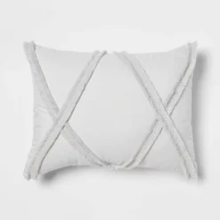 4pc Clipped Stripe Poms Comforter Bedding Set - Threshold™ 12 4pc Clipped Stripe Poms Comforter Bedding Set - Threshold™ -Baxton Studio Store GUEST 8d139982 3828 47ac 895d 4255d7a3549e