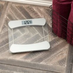 Digital Glass Scale With Stainless Steel Accents Clear - Taylor -Baxton Studio Store GUEST 8e2a91b4 bccc 459b b291 c3818071cb11