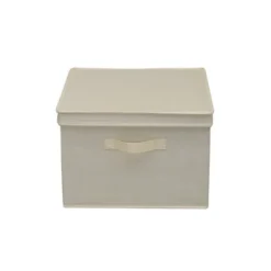 Household Essentials Set Of 2 Square Storage Boxes With Lids Cream Linen 9 Household Essentials Set Of 2 Square Storage Boxes With Lids Cream Linen -Baxton Studio Store GUEST 8f4d9598 10f8 451f a1cf 6e3286b58591