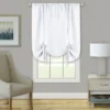 Kate Aurora Shabby Linen Farmhouse Sheer Flax Curtain Tie Up Single Window Curtain Shade -Baxton Studio Store GUEST 8f57b227 5c32 4c3d 94b8 35f091e9bdcd