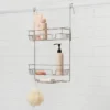 Over The Door Round Wire Shower Caddy Matte Satin - Made By Design™ -Baxton Studio Store GUEST 9004bc32 91b8 4df9 b01d d6abb347e722