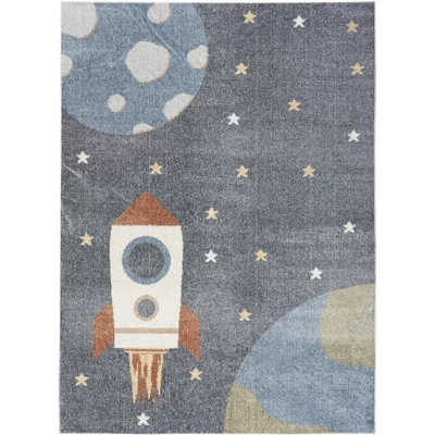 Nourison Kids Washable Space Rocketship Indoor Rug 14 Nourison Kids Washable Space Rocketship Indoor Rug - Image 12