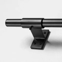 Steel Curtain Rod Matte Black - Hearth & Hand With Magnolia -Baxton Studio Store GUEST 93451e14 271e 4685 a29b 53f19cc87dba