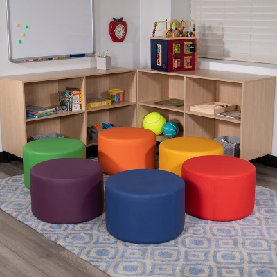 Flash Furniture Soft Seating Flexible Circle For Classrooms And Daycares - 12" Seat Height 4 Flash Furniture Soft Seating Flexible Circle For Classrooms And Daycares - 12" Seat Height - Image 2