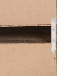 Honey-Can-Do 6 Compartment Divided Cube Cabinet Oak -Baxton Studio Store GUEST 947c2621 9f6e 4a3e a366 a02ca218c9ee