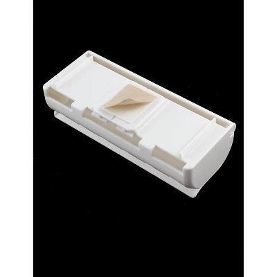 Unique Bargains 6 Capacity Plastic Wall Mount Stand With Sticker Toothbrush Holder 5"x 1.5" X 2"(L*W*H) White 1 Pc 3 Unique Bargains 6 Capacity Plastic Wall Mount Stand With Sticker Toothbrush Holder 5"x 1.5" X 2"(L*W*H) White 1 Pc