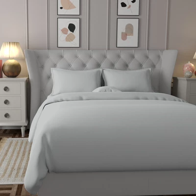 Purity Home 3pc 400 Thread Count Cotton Percale Duvet Set 10 Purity Home 3pc 400 Thread Count Cotton Percale Duvet Set - Image 8