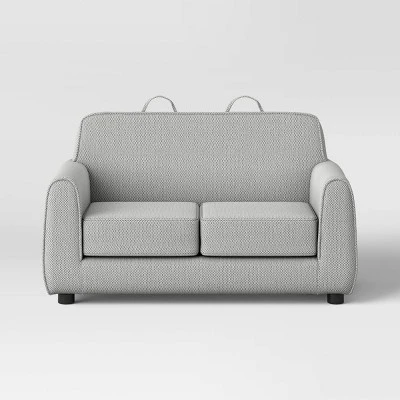 Upholstered Kids' Sofa Gray - Pillowfort™ 4 Upholstered Kids' Sofa Gray - Pillowfort™ - Image 2