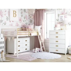 Little Seeds Monarch Hill Haven Twin Metal Junior Loft Bed 9 Little Seeds Monarch Hill Haven Twin Metal Junior Loft Bed -Baxton Studio Store GUEST 97b39ed6 39e5 4c79 acc9 2d395df48234