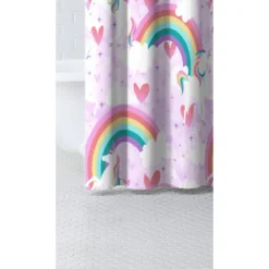 Unicorn Rainbow Shower Curtain - Dream Factory