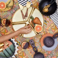 5pc Stainless Steel Silverware Set Black/Gold - Opalhouse™ Designed With Jungalow™ 8 5pc Stainless Steel Silverware Set Black/Gold - Opalhouse™ Designed With Jungalow™ -Baxton Studio Store GUEST 9c600b8c 28d5 45e2 a4c3 ad1088a92ce8