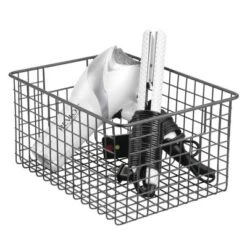 MDesign Bath Metal Storage Organizer Basket - 4 Pack 15 MDesign Bath Metal Storage Organizer Basket - 4 Pack -Baxton Studio Store GUEST 9e073fe7 e935 4766 8ace e30c468db97b