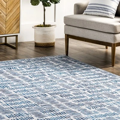 NuLOOM Mitzi Abstract Lines Machine Washable Area Rug 10 NuLOOM Mitzi Abstract Lines Machine Washable Area Rug - Image 8