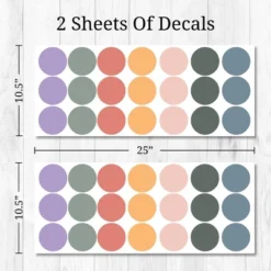 Polka Dots Wall Decor Neutral - Decalcomania -Baxton Studio Store GUEST a039b14e 3f58 4fc3 aee8 1b0785cab331