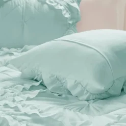 Elia Tufted Diamond Ruffle Coverlet Set -Baxton Studio Store GUEST a14e905c 874e 435d ab48 1e2e80715315