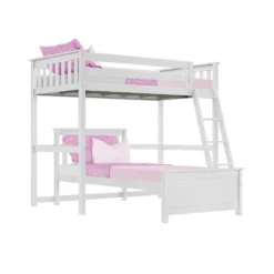 Max & Lily L-Shaped Twin Over Twin Bunk Bed 12 Max & Lily L-Shaped Twin Over Twin Bunk Bed -Baxton Studio Store GUEST a1eb3c46 d145 449e 8c92 26d722f855c3