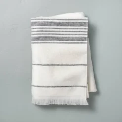 Multistripe Bath Towels Cream/Gray - Hearth & Hand™ With Magnolia -Baxton Studio Store GUEST a3ab88f0 8654 425b a1f7 f62caee554f1