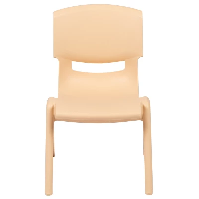 Emma And Oliver 10 Pack Plastic Stackable School Chair With 12" Seat Height 11 Emma And Oliver 10 Pack Plastic Stackable School Chair With 12" Seat Height - Image 9