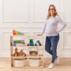 ECR4Kids Streamline 3-Shelf Storage Cabinet, 36in, Double-Sided -Baxton Studio Store GUEST a5c23748 dc3a 4872 b7cc 1309775915ac