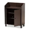 Rossin Wood 2 Door Entryway Shoe Cabinet - Baxton Studio -Baxton Studio Store GUEST a8c89f5d fa4a 4932 8a05 9056bae6ac83