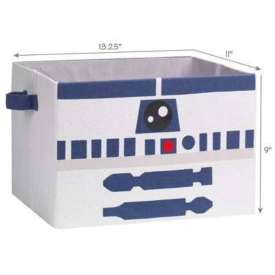 Lambs & Ivy Star Wars R2D2 Foldable/Collapsible Storage Bin/Basket Organizer 3 Lambs & Ivy Star Wars R2D2 Foldable/Collapsible Storage Bin/Basket Organizer