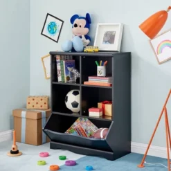 5 Cubby Open Storage Cabinet - Danya B. -Baxton Studio Store GUEST a9763781 3778 48c4 a01a bc04413b6931