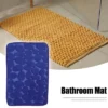 Unique Bargains Bathroom Rugs Polyester Bath Mat Machine Washable Dark Blue Cobblestone Pattern 23.62"x15.75" 1 Unique Bargains Bathroom Rugs Polyester Bath Mat Machine Washable Dark Blue Cobblestone Pattern 23.62"x15.75" -Baxton Studio Store GUEST ab9674a1 aff1 4494 acb2 4782732c6396